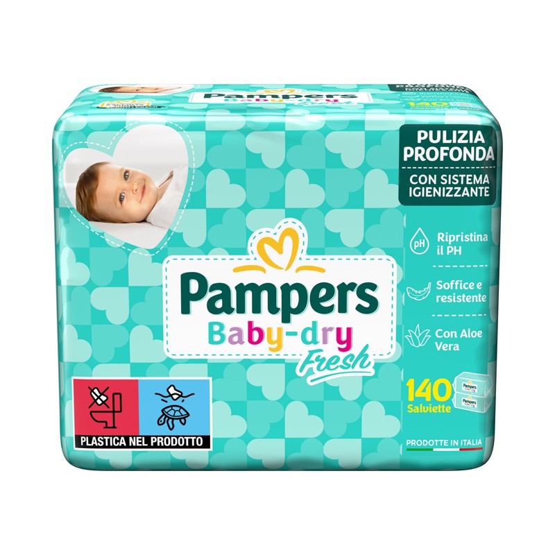 Fater Baby Fresh Formula Esclusiva 140 Pezzi - Salviettine per bambini - 973076666 - Fater - € 9,96