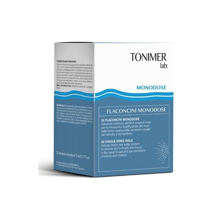 Tonimer Lab Soluzione Isotonica Sterile Monodose 30 Flaconcini - Soluzioni Isotoniche - 904926348 - Tonimer Lab - € 8,43