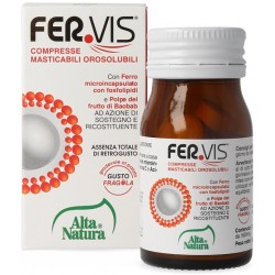 Alta Natura-inalme Fervis 20 Compresse Masticabili Orosolubili - Vitamine e sali minerali - 975701943 - Alta Natura - € 8,88