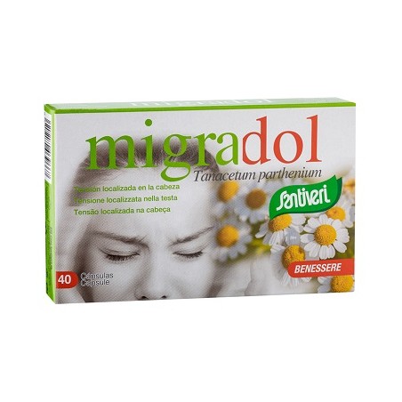 Santiveri Sa Migradol 40 Capsule - Integratori per concentrazione e memoria - 977213913 - Santiveri Sa - € 9,65