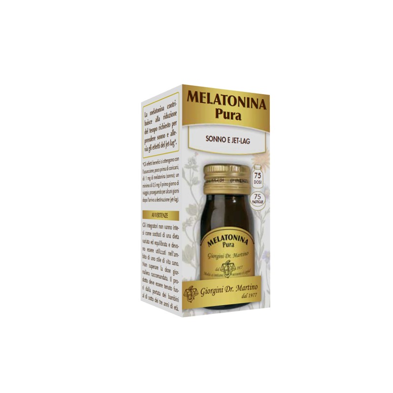 Dr. Giorgini Ser-vis Melatonina Pura 75 Pastiglie Dr. Giorgini - 1