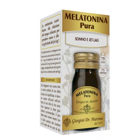 Dr. Giorgini Ser-vis Melatonina Pura 75 Pastiglie Dr. Giorgini - 1 Dr. Giorgini Ser-vis Melatonina Pura 75 Pastiglie Dr. Giorgini - 1