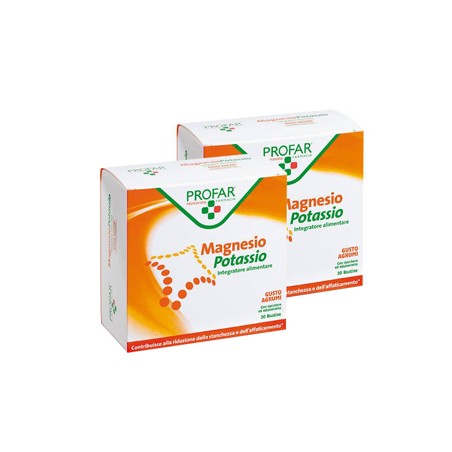 Federfarma. Co Magnesio Potassio Bipacco 40 Buste Profar - Vitamine e sali minerali - 935769327 - Federfarma. Co - € 9,06