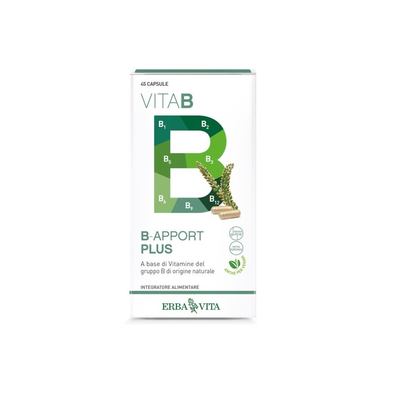 Erba Vita Group B-apport Plus 45 Capsule - Vitamine e sali minerali - 975435633 - Erba Vita - € 9,63