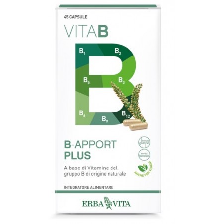 Erba Vita Group B-apport Plus 45 Capsule - Vitamine e sali minerali - 975435633 - Erba Vita - € 9,63