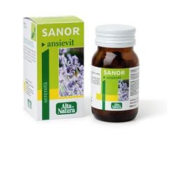 Alta Natura-inalme Sanor Ansievit 100 Tavolette 400 Mg - Integratori per umore, anti stress e sonno - 907374476 - Alta Natura...