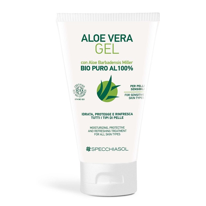 Specchiasol Aloe Vera Gel Bio Puro 100% 150 Ml - Igiene corpo - 982885360 - Specchiasol - € 10,39