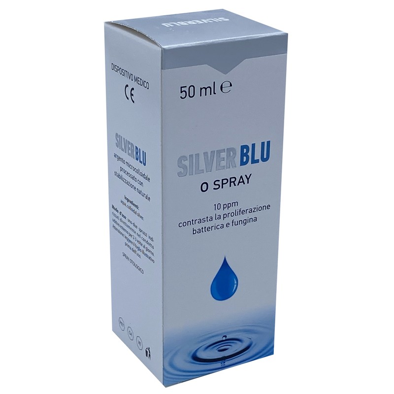 Biogroup Societa' Benefit Silver Blu O Spray Otologico 50 Ml - Prodotti per la cura e igiene delle orecchie - 938528700 - Bio...