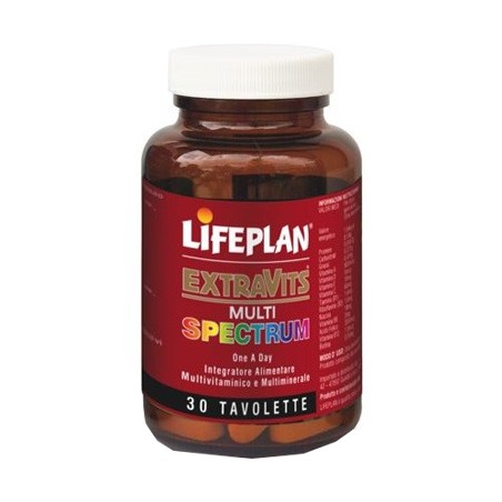 Lifeplan Products Extravits 30 Tavolette - Vitamine e sali minerali - 974425629 - Lifeplan Products - € 10,04