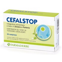 Farmaderbe Cefalstop 2 Blister X 15 Compresse - Integratori per concentrazione e memoria - 927456424 - Farmaderbe - € 8,27