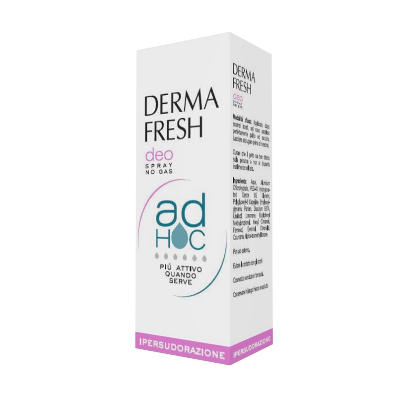 Meda Pharma Dermafresh Deo Spray No Gas Ad Hoc Ipersudorazione Deodorante 100 Ml - Deodoranti per il corpo - 942599539 - Meda...