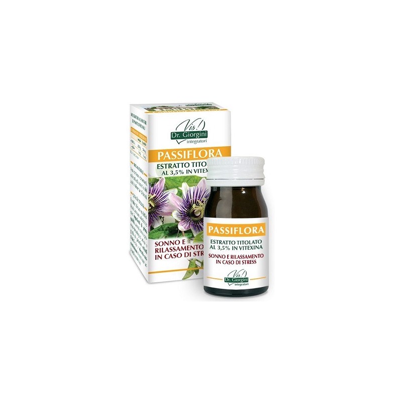 Vis Giorgini Ser-vis Passiflora Estratto Titolato 60 Pastiglie - Integratori per umore, anti stress e sonno - 971197328 - Vis...