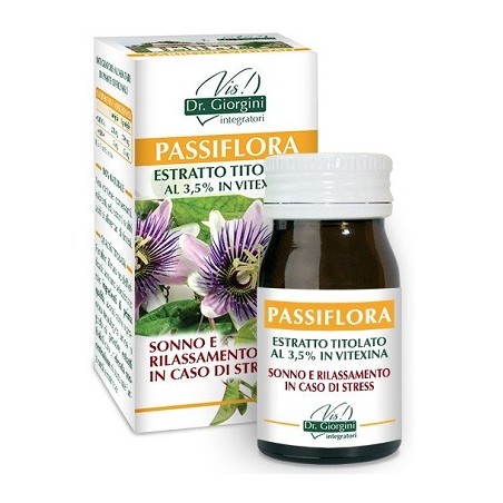 Vis Giorgini Ser-vis Passiflora Estratto Titolato 60 Pastiglie - Integratori per umore, anti stress e sonno - 971197328 - Vis...