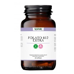 Natur Folato B12 Extra 30 Capsule - Vitamine e sali minerali - 924974227 - Natur - € 9,33