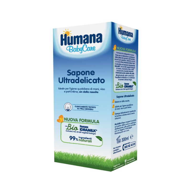 Humana Italia Humana Baby Care Sapone Liquido 300 Ml - Bagnetto - 944182029 - Humana - € 9,19