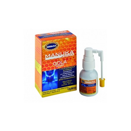 Optima Naturals Manuka Benefit Gola Spray 20 Ml - Integratori per mal di gola - 923292128 - Optima Naturals - € 9,75
