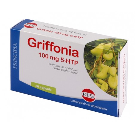 Kos Griffonia 100mg 5-htp 30 Capsule - Integratori per concentrazione e memoria - 976593451 - Kos - € 8,93