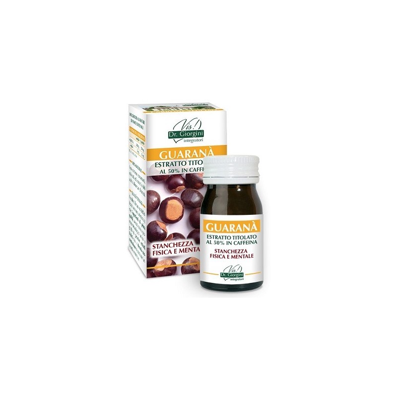 Vis Giorgini Ser-vis Guarana' Estratto Titolato 60 Pastiglie Dr Giorgini - 1