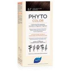 Phytocolor 5,7 Castano Chiaro Tab Latte + Crema + Maschera + 1 Paio Di Guanti - Tinte e colorazioni per capelli - 975181381 -...