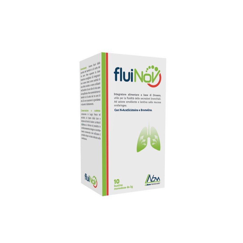 Lanova Farmaceutici Fluinov 10 Bustine 3 G - Integratori per apparato respiratorio - 924520265 - Lanova Farmaceutici - € 9,58