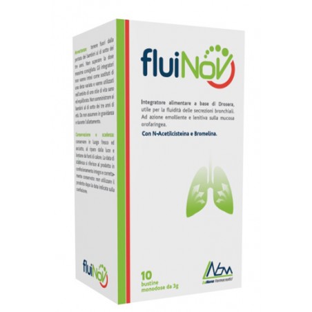 Lanova Farmaceutici Fluinov 10 Bustine 3 G - Integratori per apparato respiratorio - 924520265 - Lanova Farmaceutici - € 9,58