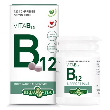 Erba Vita Group B Apport Vitamina B12 120 Compresse Orosolubili - Vitamine e sali minerali - 973650373 - Erba Vita - € 9,83