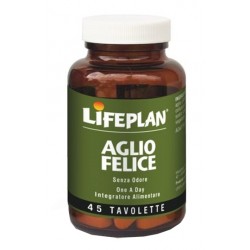 Lifeplan Products Aglio Felice 45 Tavolette - Integratori per il cuore e colesterolo - 974425441 - Lifeplan Products - € 10,58