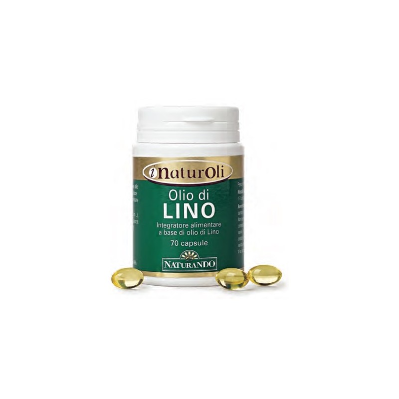 Naturando I Naturoli Olio Di Lino 70 Capsule Molli - Circolazione e pressione sanguigna - 933511406 - Naturando - € 10,27