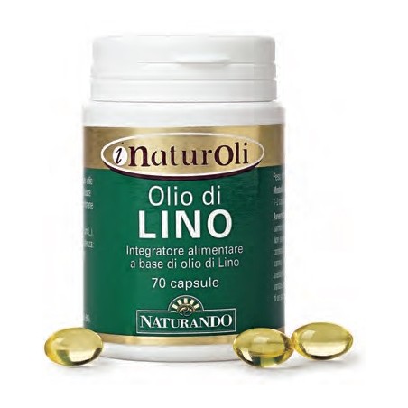 Naturando I Naturoli Olio Di Lino 70 Capsule Molli - Circolazione e pressione sanguigna - 933511406 - Naturando - € 10,27