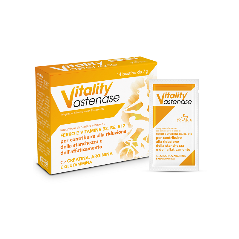 Paladin Pharma Vitality Astenase New 14 Buste - Vitamine e sali minerali - 926834108 - Paladin Pharma - € 9,51