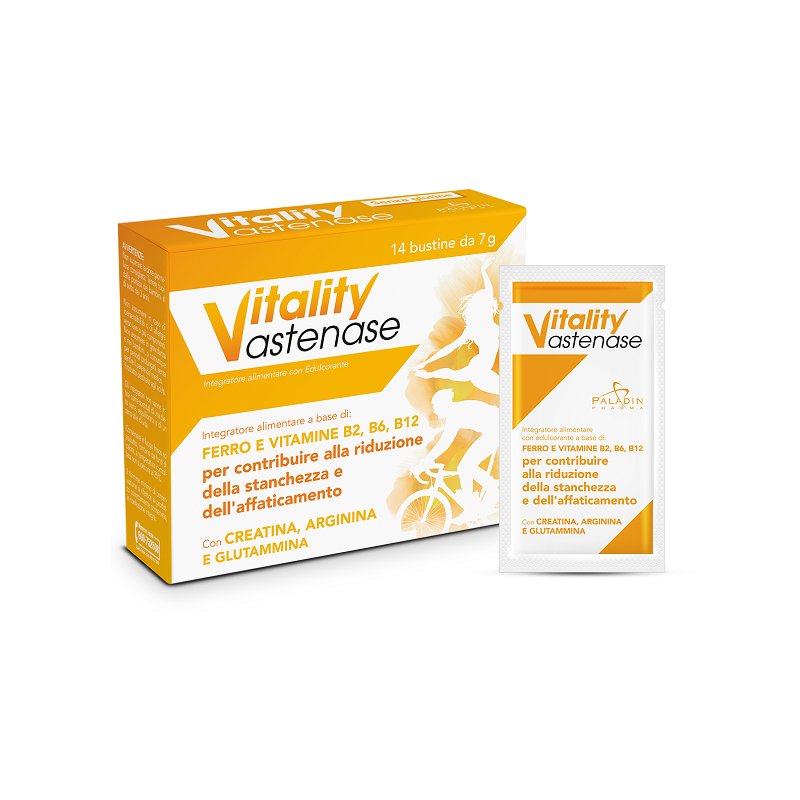 Paladin Pharma Vitality Astenase New 14 Buste - Vitamine e sali minerali - 926834108 - Paladin Pharma - € 9,48