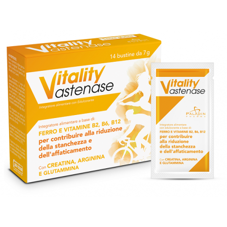 Paladin Pharma Vitality Astenase New 14 Buste - Vitamine e sali minerali - 926834108 - Paladin Pharma - € 9,51