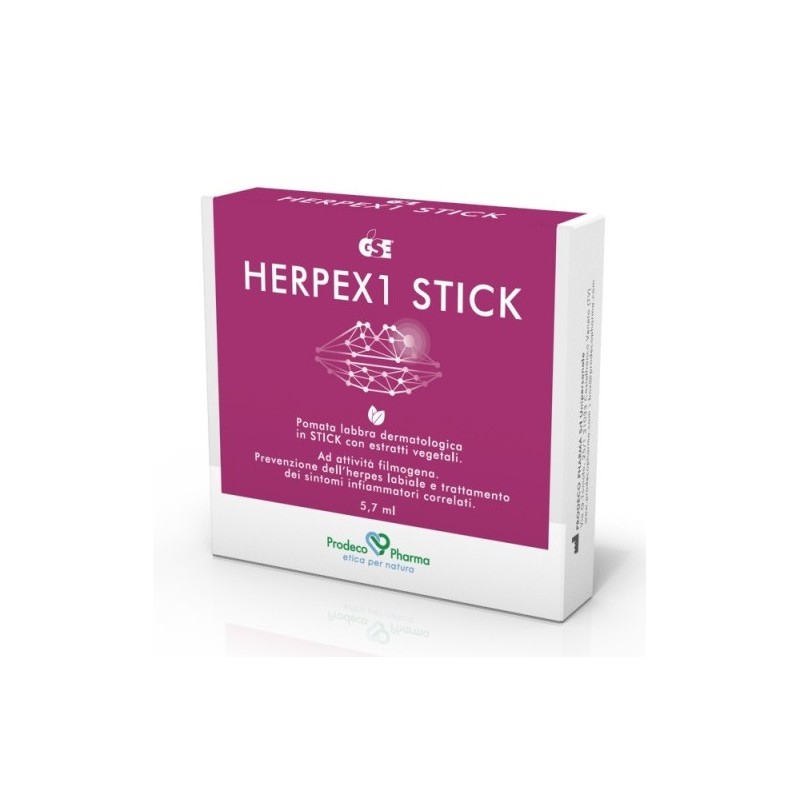 Prodeco Pharma Gse Herpex 1 Stick 5,7ml - Labbra secche e screpolate - 905981039 - Prodeco Pharma - € 9,74