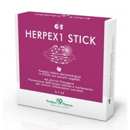 Prodeco Pharma Gse Herpex 1 Stick 5,7ml - Labbra secche e screpolate - 905981039 - Prodeco Pharma - € 9,67