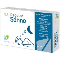 Nutrileya Nutriregular Sonno 30 Compresse - Integratori per umore, anti stress e sonno - 935524025 - Nutrileya - € 10,49