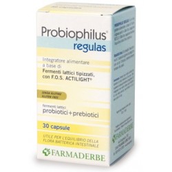 Farmaderbe Probiophilus Regulas 30 Capsule - Integratori di fermenti lattici - 938687023 - Farmaderbe - € 9,74