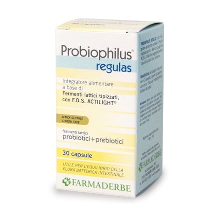 Farmaderbe Probiophilus Regulas 30 Capsule - Integratori di fermenti lattici - 938687023 - Farmaderbe - € 9,74