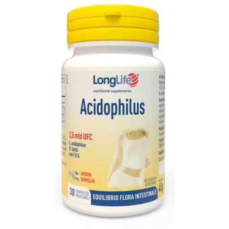Phoenix - Longlife Longlife Acidophilus 30 Compresse Masticabili Longlife - 1 Phoenix - Longlife Longlife Acidophilus 30 Compresse Masticabili Longlife - 1