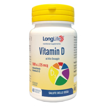 Phoenix - Longlife Longlife Vitamin D 1000ui 60 Compresse - Integratori per difese immunitarie - 930097427 - Longlife - € 11,65