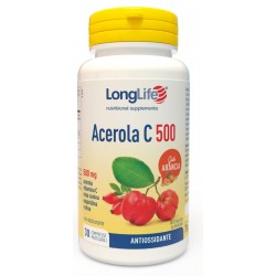 Phoenix - Longlife Longlife Acerola C500 Arancia 30 Compresse - Vitamine e sali minerali - 944775749 - Longlife - € 10,81