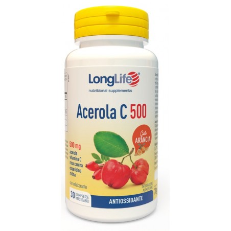 Phoenix - Longlife Longlife Acerola C500 Arancia 30 Compresse Longlife - 1 Phoenix - Longlife Longlife Acerola C500 Arancia 30 Compresse Longlife - 1