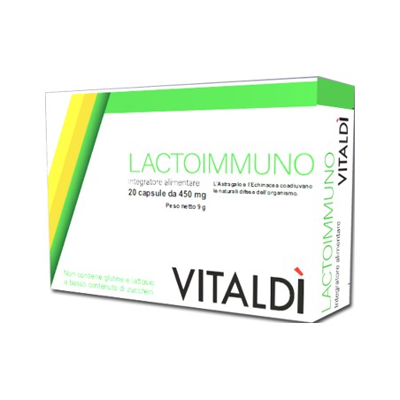 Farmana Vitaldi' Lactoimmuno 20 Capsule Da 450 Mg - Integratori di fermenti lattici - 941790507 - Farmana - € 10,13