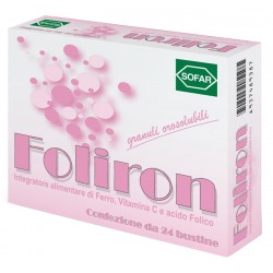 Sofar Foliron 24 Bustine - Integratori prenatali e postnatali - 937489387 - Sofar - € 10,78