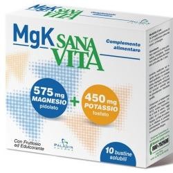 Paladin Pharma Sanavita Mgk Magnesio E Potassio 30 Bustine Da 4,5 G - Vitamine e sali minerali - 923399467 - Paladin Pharma -...