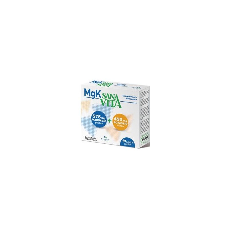 Paladin Pharma Sanavita Mgk Magnesio E Potassio 30 Bustine Da 4,5 G Paladin Pharma - 1