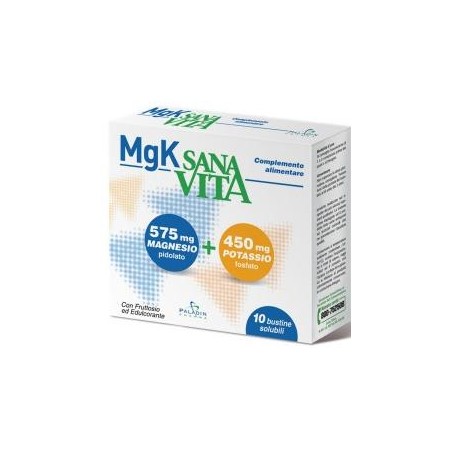 Paladin Pharma Sanavita Mgk Magnesio E Potassio 30 Bustine Da 4,5 G - Vitamine e sali minerali - 923399467 - Paladin Pharma -...