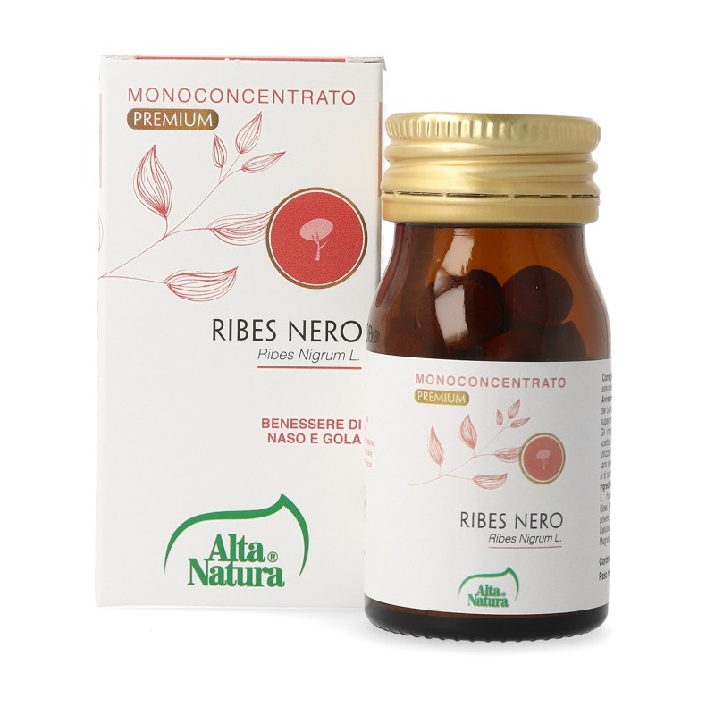 Alta Natura-inalme Ribes Nero 60 Compresse 500mg Terranata - Prodotti fitoterapici per raffreddore, tosse e mal di gola - 978...