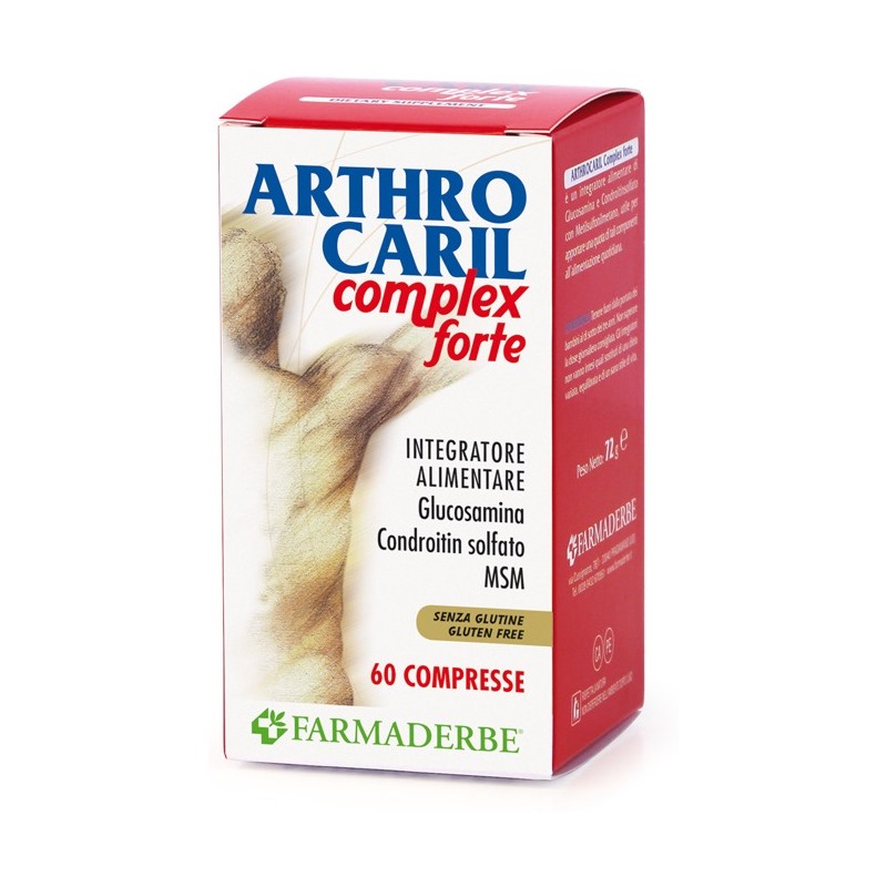 Farmaderbe Arthrocaril Complex Forte 60 Compresse - Integratori per dolori e infiammazioni - 900074725 - Farmaderbe - € 9,94