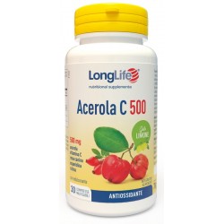 Phoenix - Longlife Longlife Acerola C500 Limone 30 Compresse - Vitamine e sali minerali - 944775737 - Longlife - € 10,89