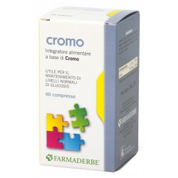 Farmaderbe Cromo 60 Compresse - Vitamine e sali minerali - 935606703 - Farmaderbe - € 10,82